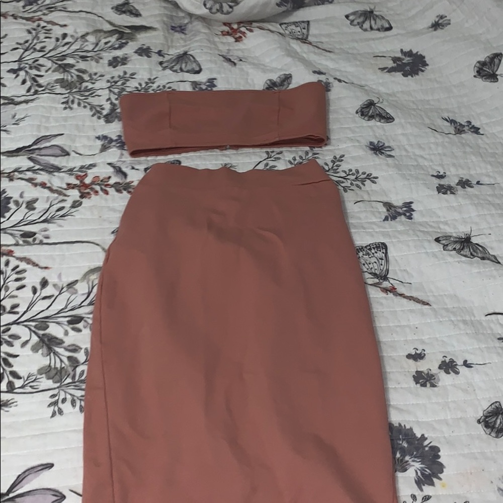 Two piece set mauve